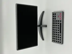 Miniatur-Monitor & Tastatur „Simple Desk“ – druckfertiges Set