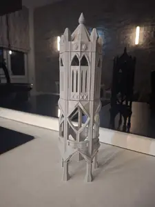 Modular Gothic Castle Trellis Tower for Climbing Plants