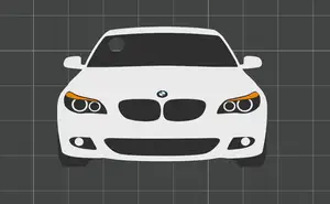 Car Keychain - BMW Series 5 (gen. E60/E61)