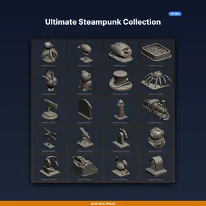 Ultimate Steampunk Collection - 20-Model STL Bundle