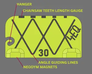 4EQ Sharpening Grid for Chainsaw