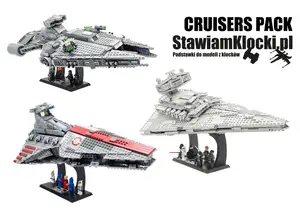 Display Stand for LEGO Star Wars 75394 Imperial Star Destroyer / 75315 Imperial Light Cruiser / 8039 Republic Venator-Class Attack Cruiser