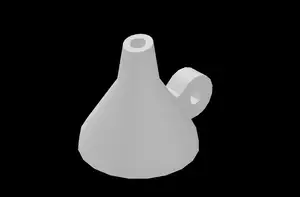 Lego Compatible (45756.dat) Hat / Funnel with Ring Handle (Tin Man)