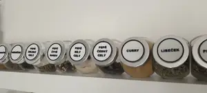 name tags for spices from IKEA