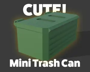 Cute Mini Trash Can