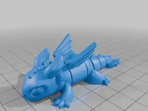 Gelenkdrache Night Fury Cute Flexi