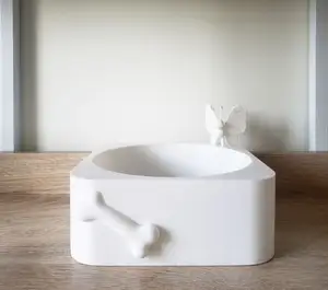 Pet bowl for cat or dog (bone)