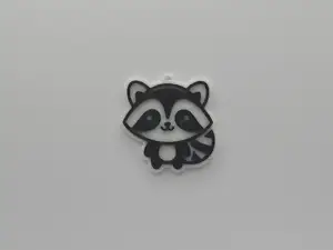 Cute Raccoon Keychain