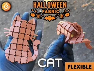 Cat - Flexible Halloween Fabrics