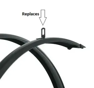 Fork Adapter for SKS Bluemels Prime 45 28" bike fender/mudguard