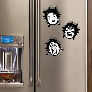 Demon Slayer Tanjiro Kamado Magnet | Decoration For Whiteboard, Refrigerator, Locker, Cabinet | Home & Kitchen Essential, Classroom Office Supplies | Anime Gifts and Collectibles