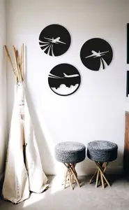 Flying Planes Wall Art Set