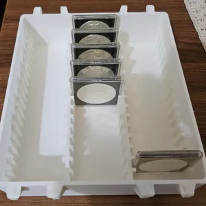 Storage box for Lighthouse Quadrum coin capsules