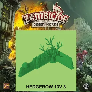 Zombicide Green Horde Hedgerows (Full 1 or 2 Piece set - For buildplates 200mm-250mm)
