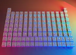 All the 118 Elements of the Periodic Table! No supports, 118 element piece puzzle chemical for school, office, lab, homeschool, display in chemistry, biology, physics, for middle/high school students. Decor present for teacher, friend student