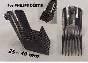 Extended hair comb for PHILIPS QC5115