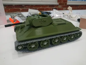 RC Tank T-34 PS. 231-1 Part 3 Frame