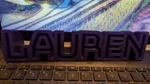 Lauren Desk sign