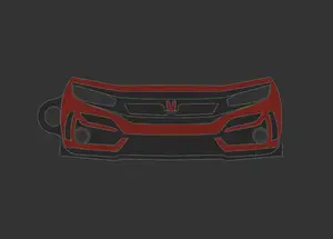 Honda Civic Type R Keyring