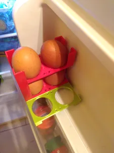 Modular egg tray for the refrigerator