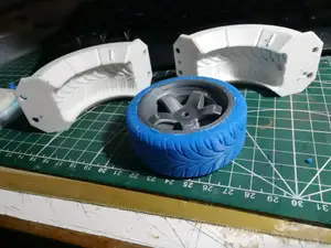 1/10 rc car tire casting mold