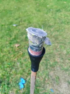 Wet Newspaper Rolls + Bottles Holder for Sword Cutting Practice