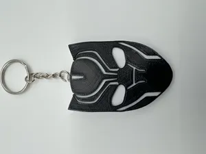 Blank Panther Mask Keychain