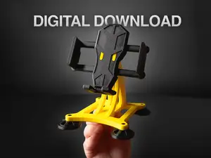 Minimalist Industrial Mechanical Mobile Phone Stand