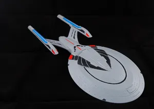 Star Trek Enterprise E (2 parts + alignment pins for easy and big printing ~385mm)