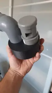 Reduction of insert for PVC pipe 110 mm to 2 x 50 mm insert + 30mm