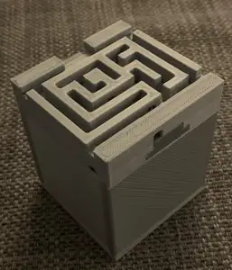 Sliding puzzle box from hell