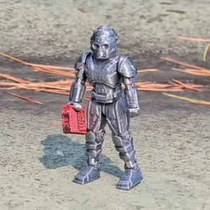 Cyborg Simian Articulated Retro Action Figure Toy