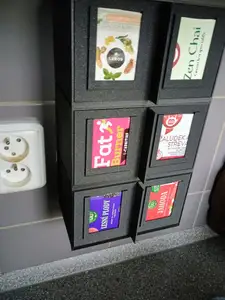 Tea Box Tea Organizer Tea Rack easy printable without suport