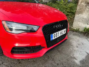Audi RS3 8V clone grill / number plate (112mm) and logo holder( 273mm) / acc trim