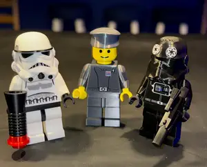Star Wars TIE Fighter / Interceptor Pilot Brick MegaFigure (5:1 Scale)