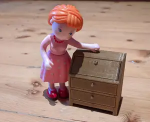 Easy print doll house furniture: secretary / secretaire / escritoire drawer chest