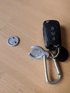Super fast print, ergonomic shopping cart / trolley keychain coin with holder