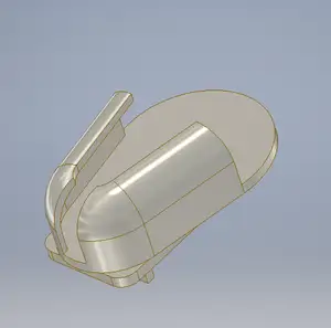 BMW E87 Mic holder for A pillar Airbag sign