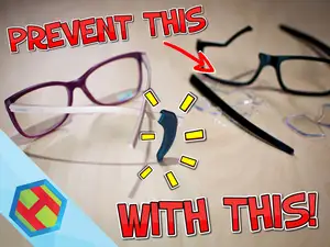 Ear hooks for glasses to prevent slipping and sliding down