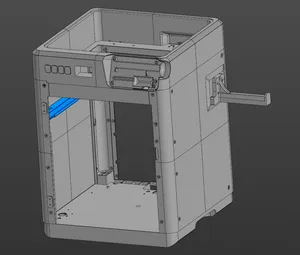 Зашивка для Flashforge Adventurer 5M с датчиком температуры/влажности и 4 сенсорные кнопки для управления.