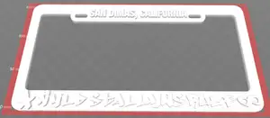 Wyld Stallyns Rule - San Dimas California, License Plate Frame, Bill and Ted