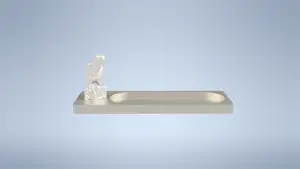 parrot pencil tray