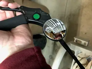 Paramotor Throttle Mirror Holder