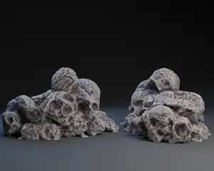 Pile of River Rocks or Deteriorated bone material