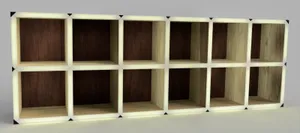 Giant Hidden Shelf Edge Clock with plywood