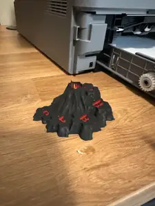 Mount Doom - flattened for war of the ring organizer