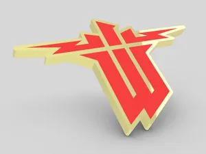 Wolfenstein Enamel Pin