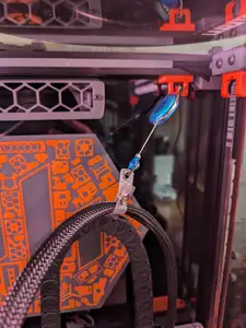 Voron: Retractable Keychain 2020 holder for umbilical cable