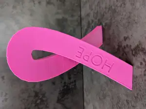 Standing Cancer Ribbon