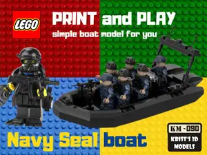 LEGO NAVY SEAL BOAT